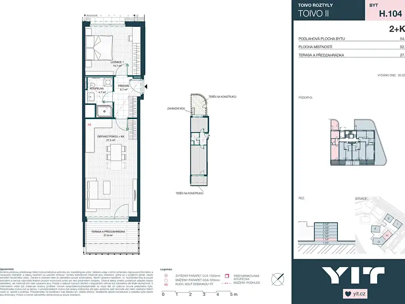 Prodej bytu 2+kk 53 m², Praha – náhled fotky 2