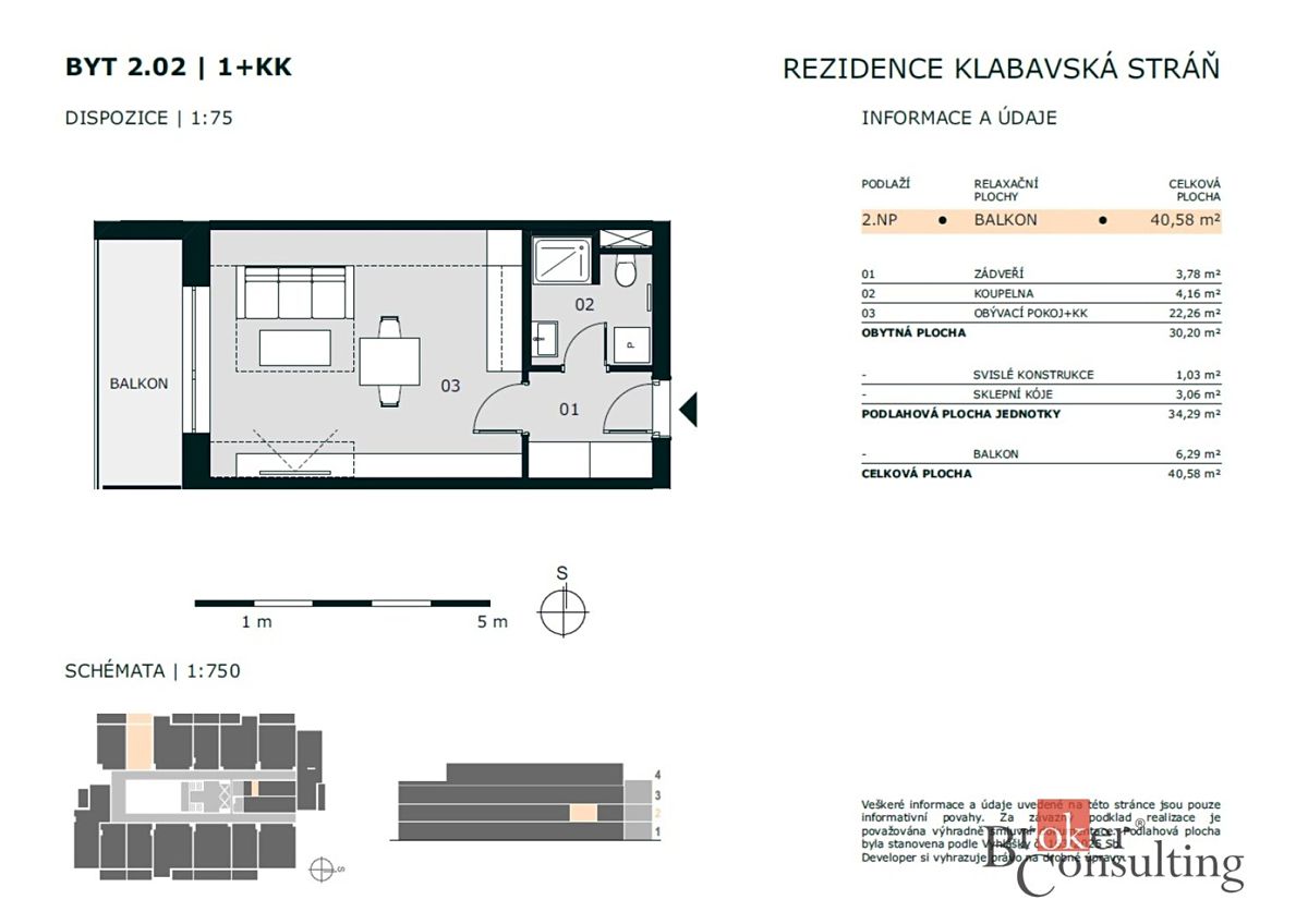 Prodej bytu 1+kk 40 m² – fotografie 5