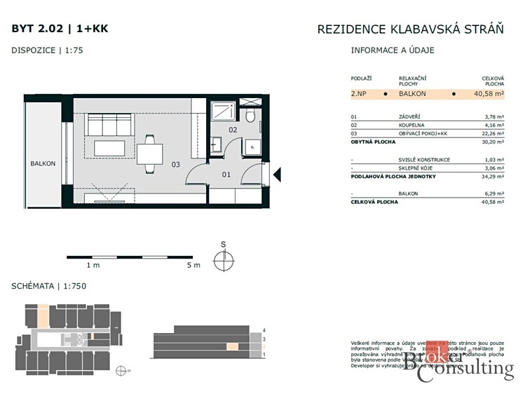 Wohnung 1+kk zum Kauf, 40 m² (5 von 5)