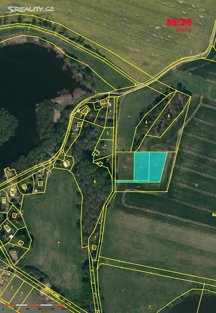 Prodej stavebního pozemku 1092 m² – další
