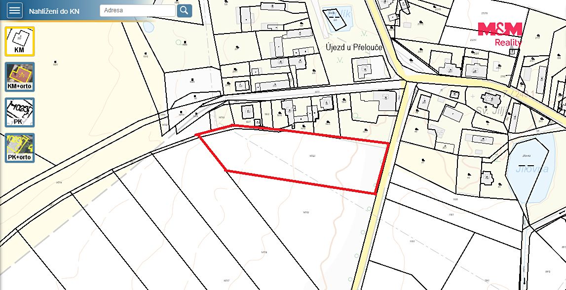 Prodej stavebního pozemku 2500 m² – fotografie 2
