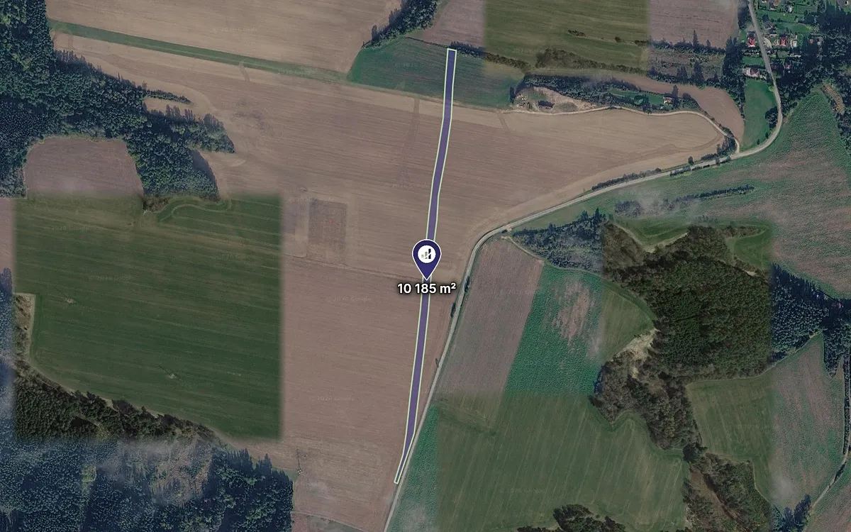 Prodej pole 10185 m²