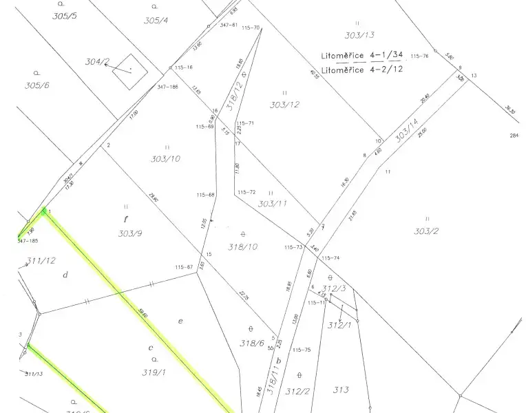 Prodej zahrady 1095 m², Ústí nad Labem – náhled fotky 2