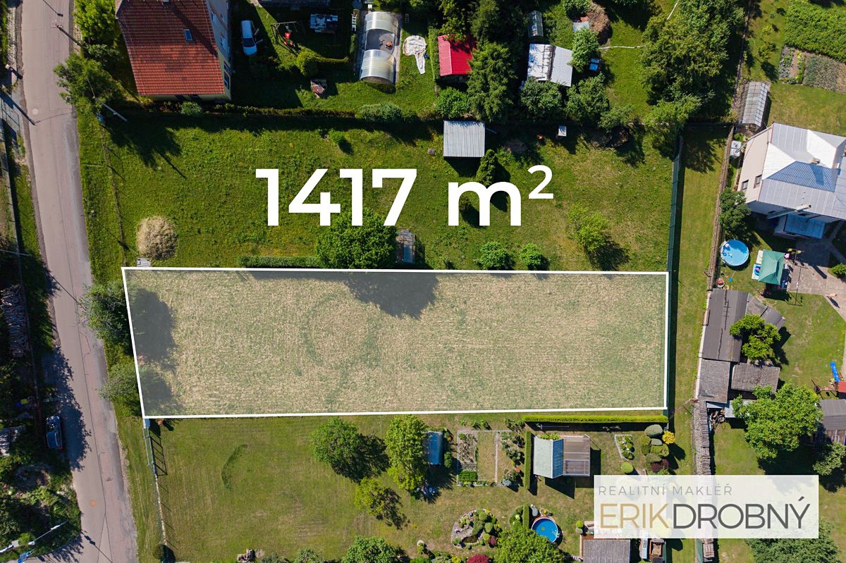 Prodej stavebního pozemku 1417 m²