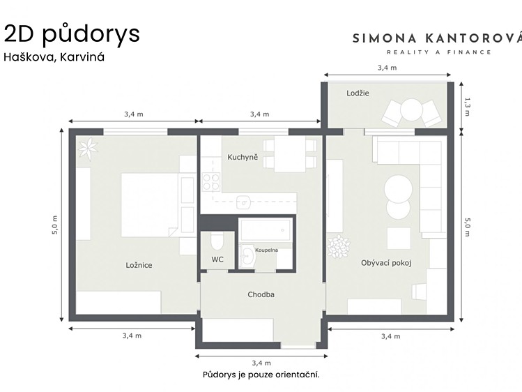 Квартира 2+1 на продаж, 54 м² (17 з 18)
