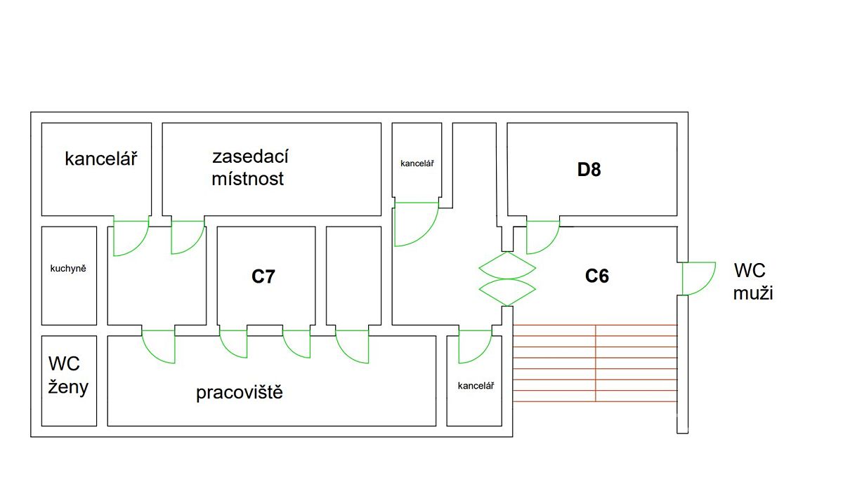 Pronájem kanceláře 260 m² – fotografie 5