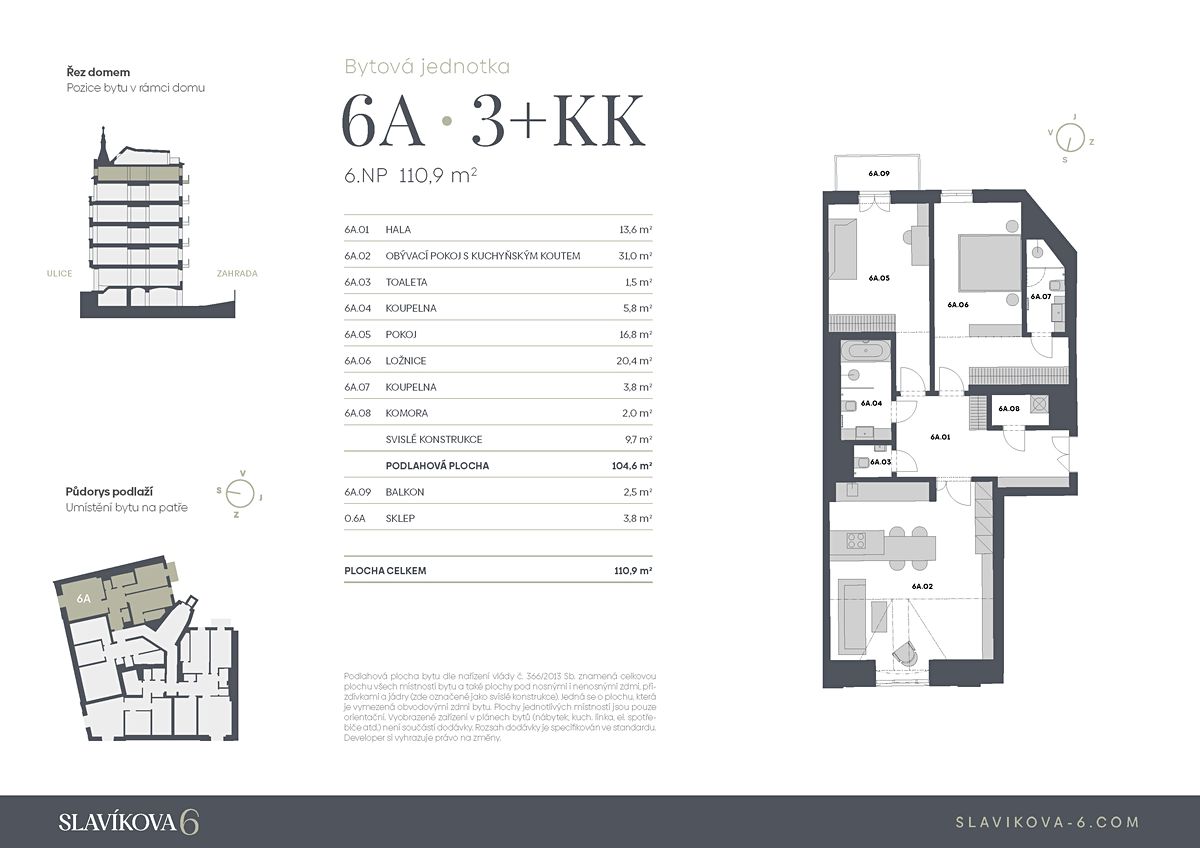 Prodej bytu 3+kk 111 m² – fotografie 2