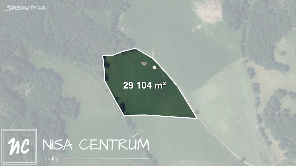 Prodej louky 41230 m², Liberec