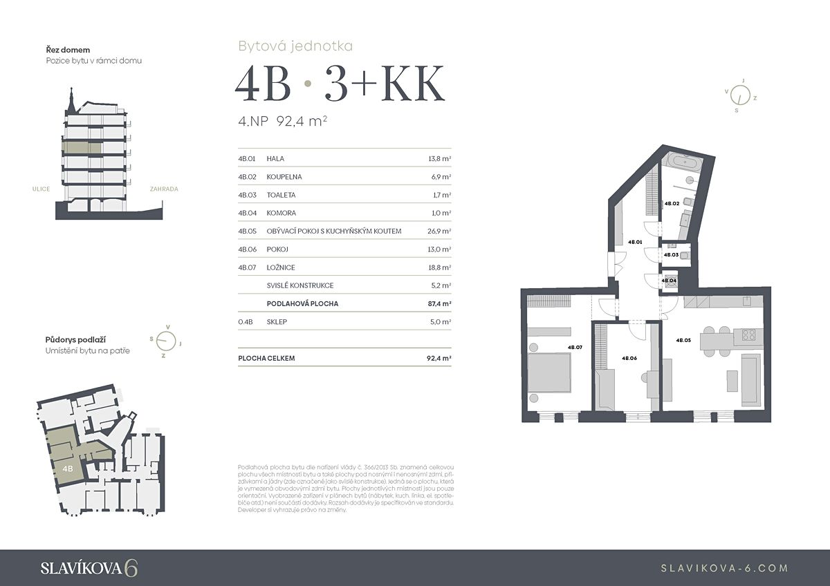 Prodej bytu 3+kk 92 m² – fotografie 2