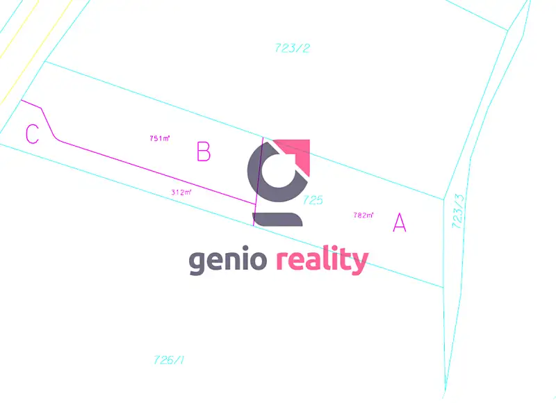 Prodej stavebního pozemku 782 m², Červené Pečky – náhled fotky 3