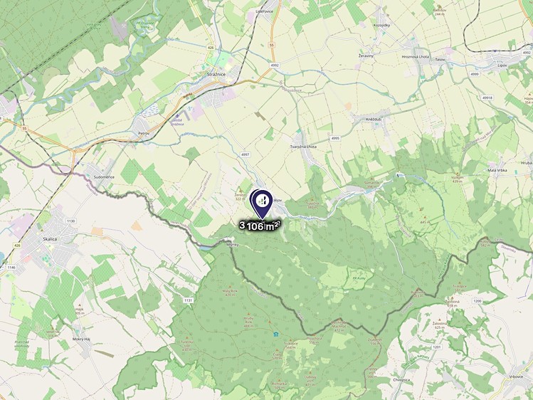 Prodej pozemku, 3 313 m² (3 z 3)