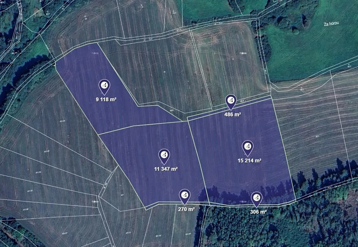 Prodej pole 36741 m²