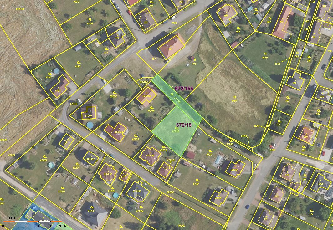 Prodej stavebního pozemku 1281 m² – fotografie 3