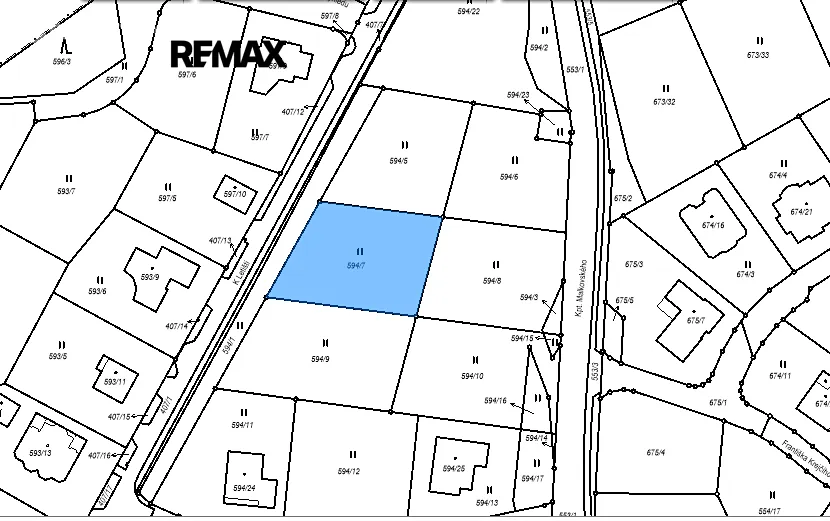 Prodej pozemku 1122 m² - Widok 3
