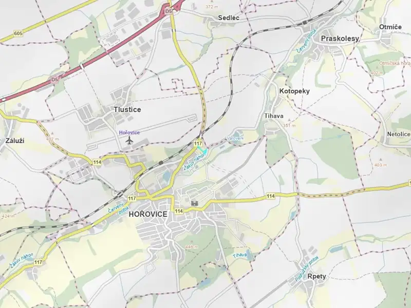 Prodej pole 6424 m², Hořovice – náhled fotky 3