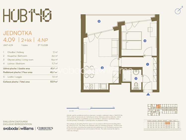 Wohnung 2+kk zum Kauf, 45 m² (5 von 5)
