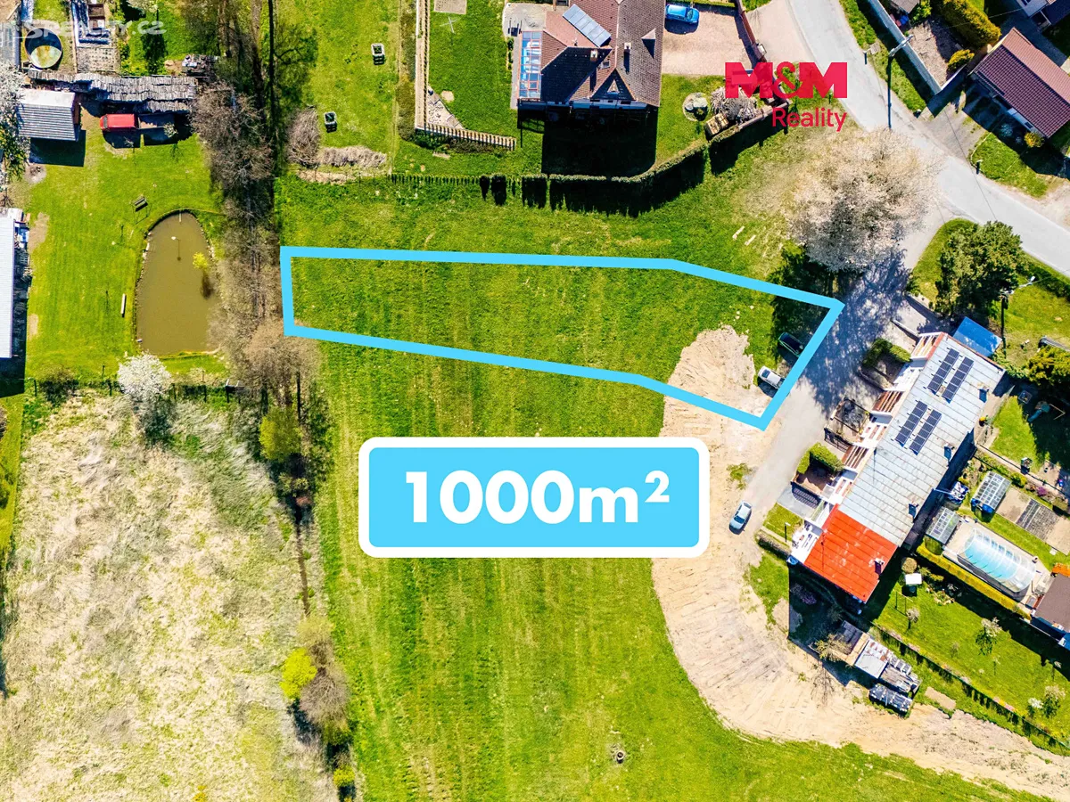 Prodej stavebního pozemku 1000 m², Brtnice