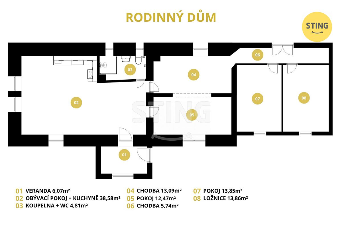 Prodej rodinného domu 149 m², pozemek 900 m² – fotografie 4