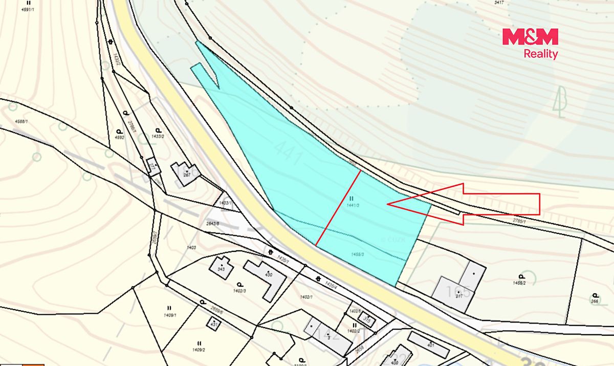 Prodej pozemku 1500 m² – fotografie 3