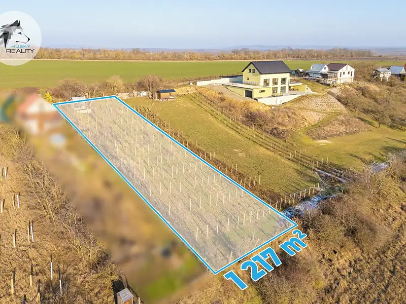 Prodej stavebního pozemku 1217 m², Pasohlávky – náhled fotky 2