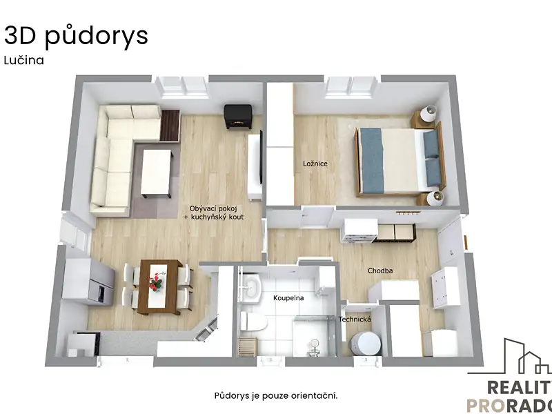 Prodej rodinného domu 55 m², pozemek 627 m², Lučina – náhled fotky 2