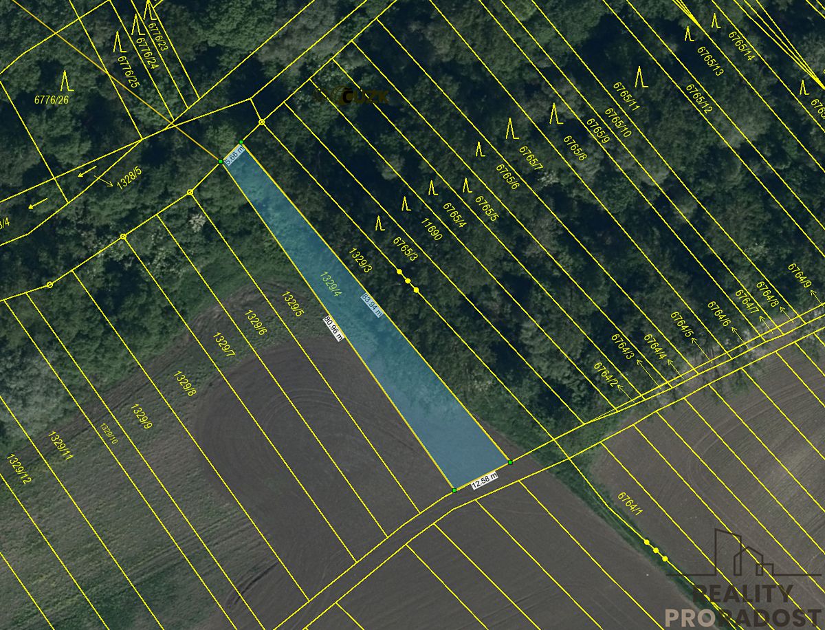 Prodej pole 10332 m²