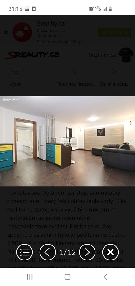 Pronájem bytu 2+kk 51 m²