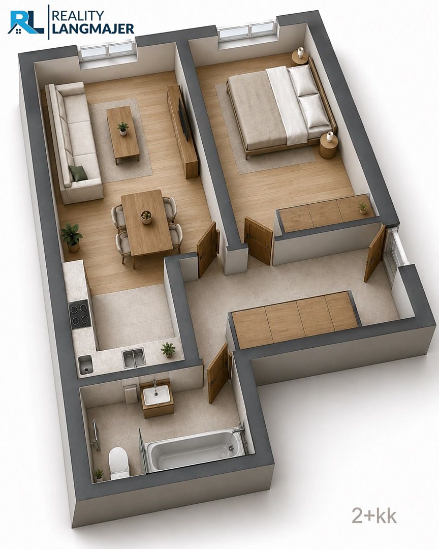 Prodej bytu 2+kk 54 m² – fotografie 4