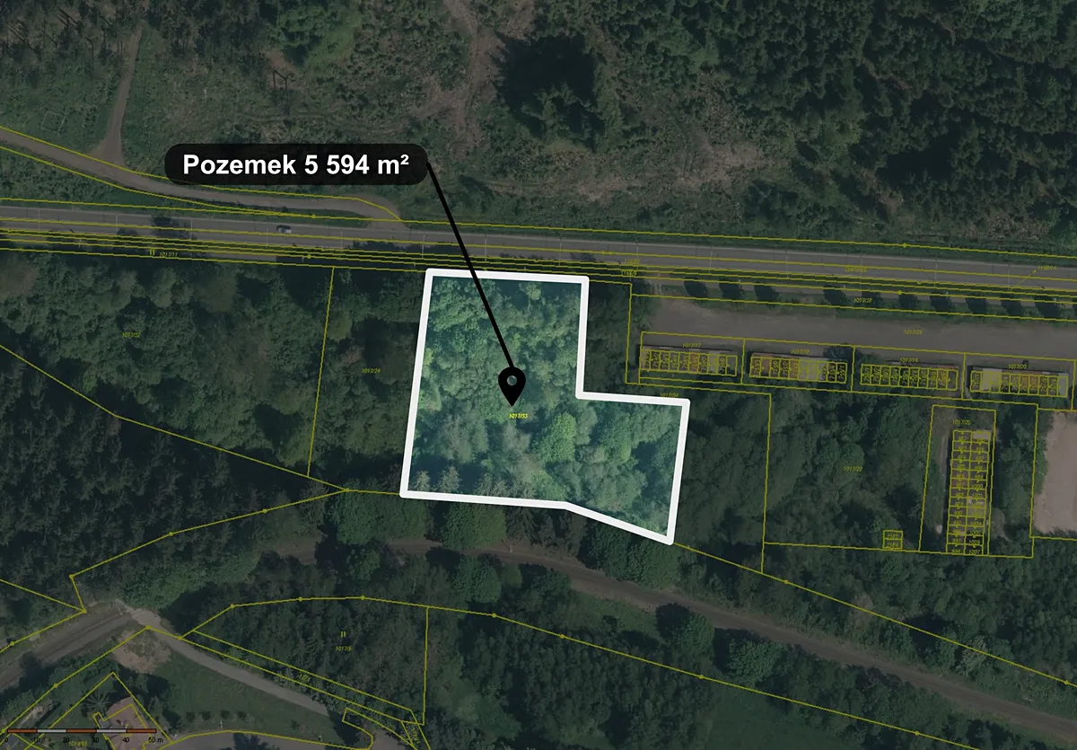 Prodej komerčního pozemku 5594 m²