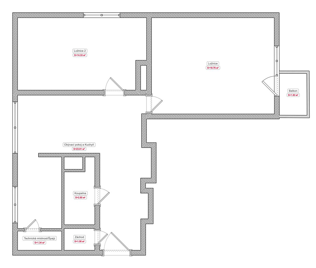 Prodej bytu 3+kk 65 m² – fotografie 4
