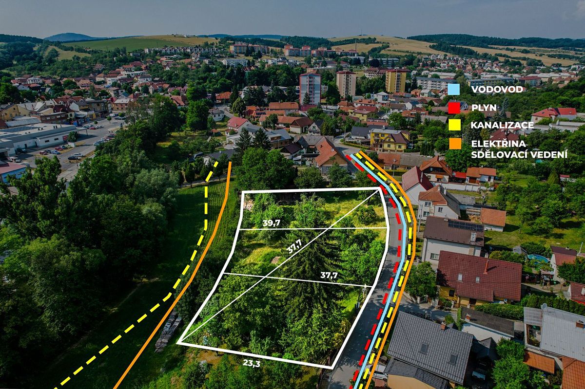 Prodej stavebního pozemku 2790 m² – fotografie 2