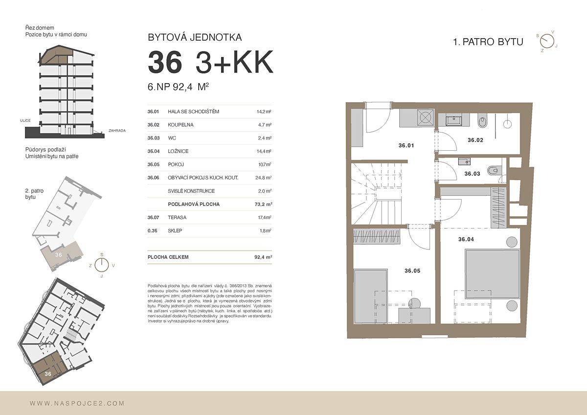 Prodej bytu 3+kk 92 m² – fotografie 2
