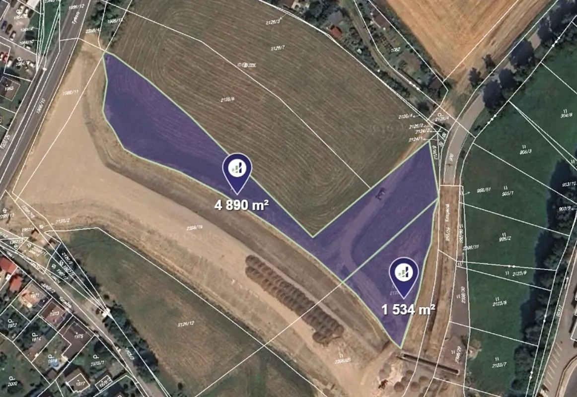 Prodej pole 6424 m²