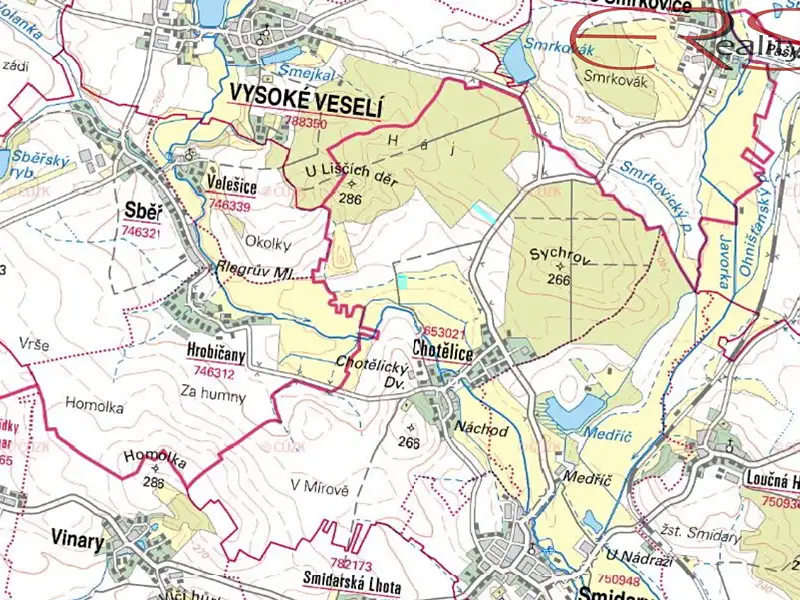 Prodej pole 18591 m², Smidary – náhled fotky 1