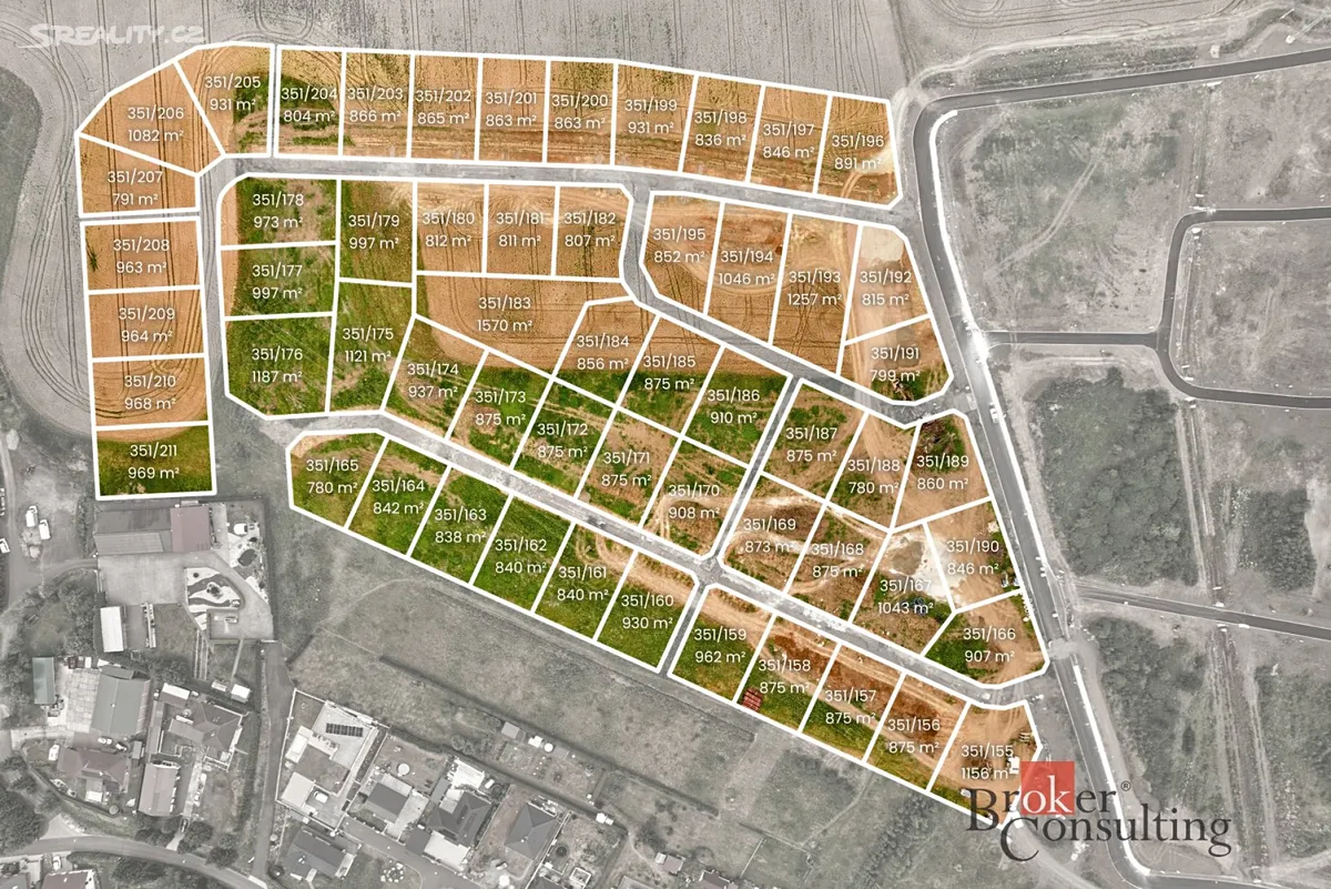 Prodej stavebního pozemku 780 m², Ostrov