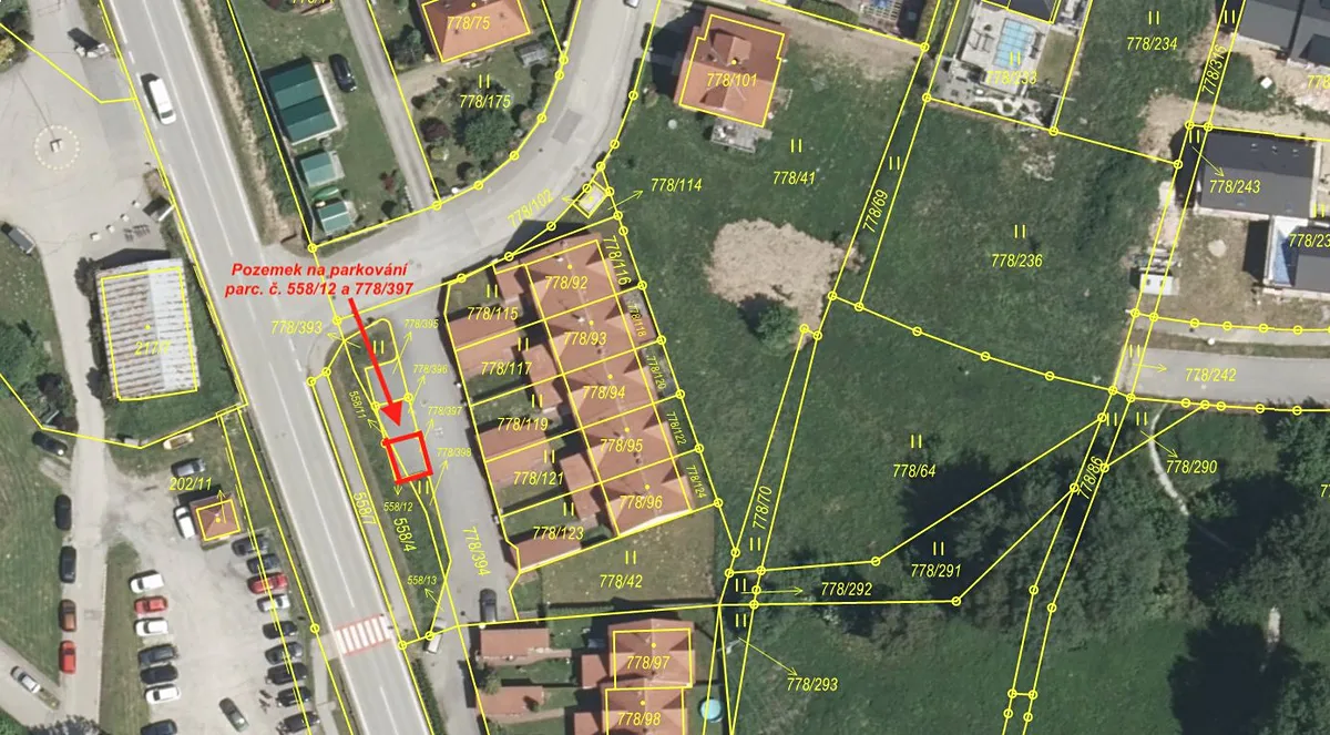 Prodej garážového stání 22 m²