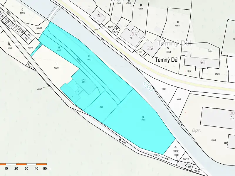 Prodej stavebního pozemku 5967 m², Horní Maršov – náhled fotky 3