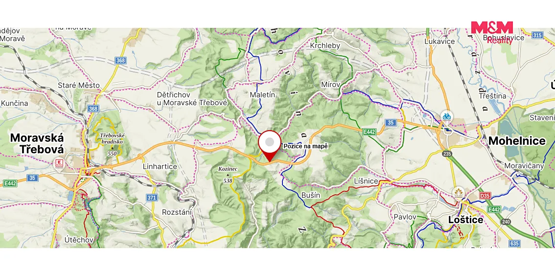 Prodej komerčního pozemku 900 m² – pohled 6