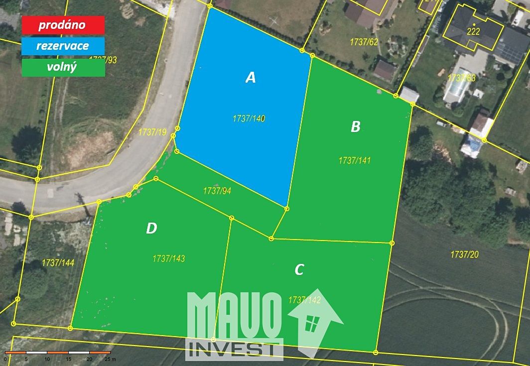 Prodej stavebního pozemku 1134 m², Dobev – fotka 1 z 3