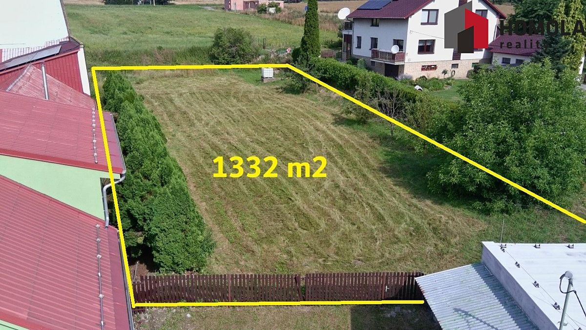 Prodej stavebního pozemku 1332 m²