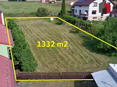 Prodej  stavebního pozemku 1 332 m²
