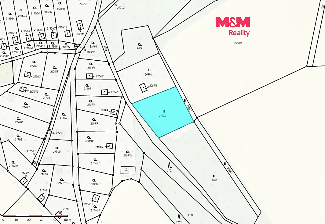 Prodej zahrady 1050 m², Liberec
