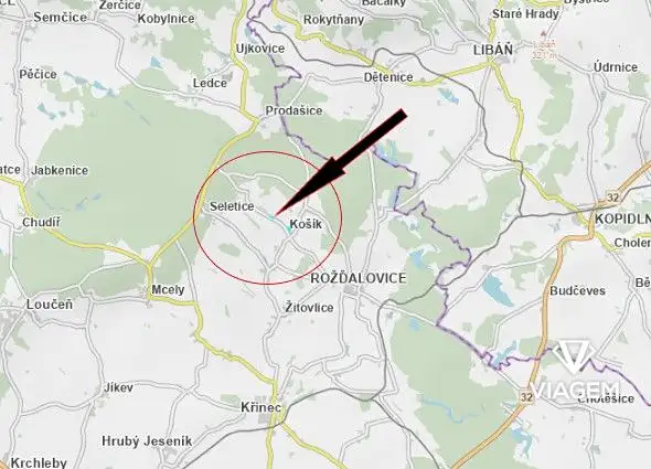Prodej pole 3740 m², Košík – náhled fotky 3