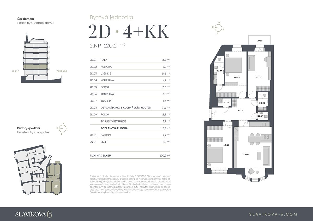 Prodej bytu 4+kk 120 m² – fotografie 2