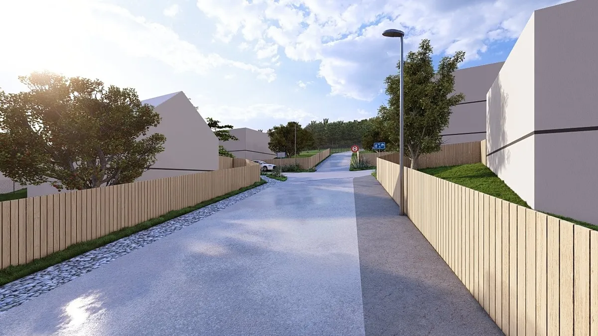 Prodej stavebního pozemku 1182 m² - Widok 6