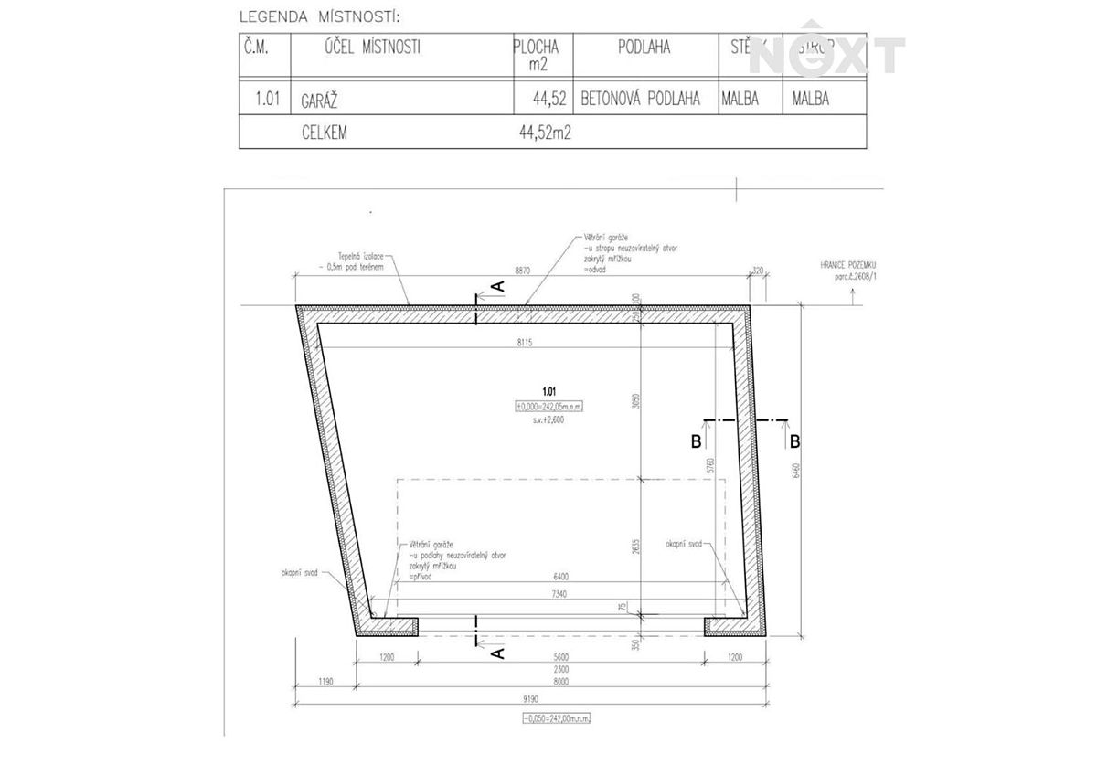 Prodej garáže 45 m² – fotografie 2