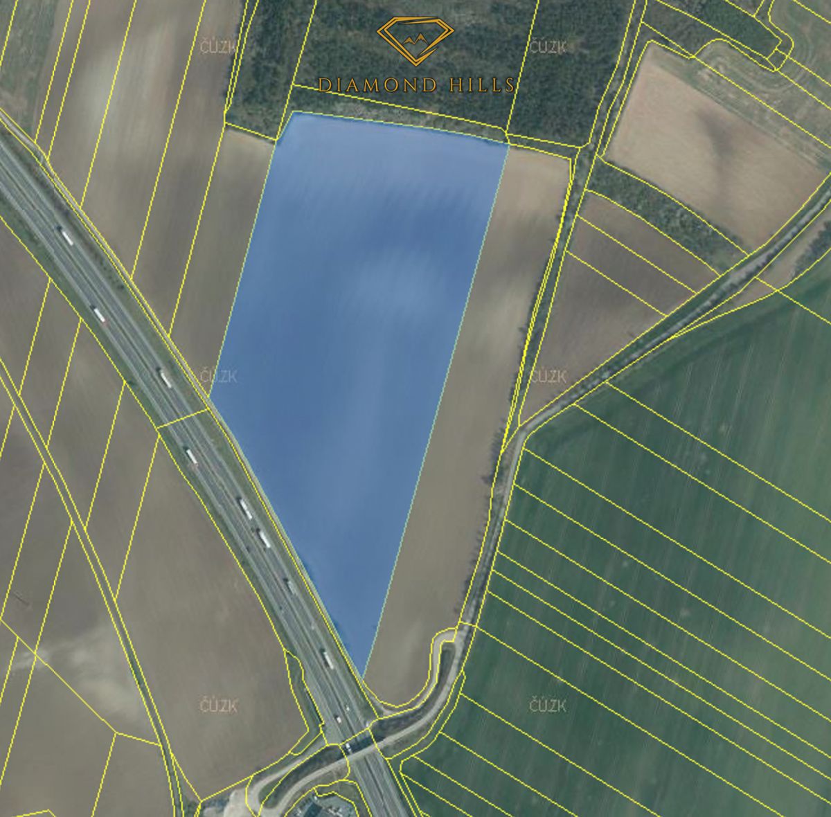 Prodej pole 72607 m², Nová Ves – fotka 1 z 3