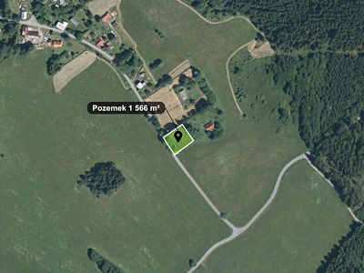 Prodej stavebního pozemku 1566 m²