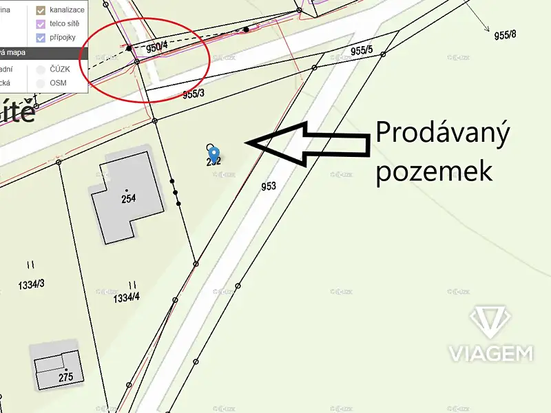 Prodej zahrady 569 m², Tučapy – náhled fotky 2