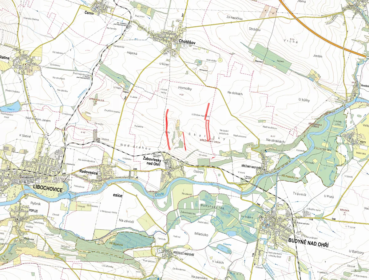 Prodej pole 56857 m² – pohled 2